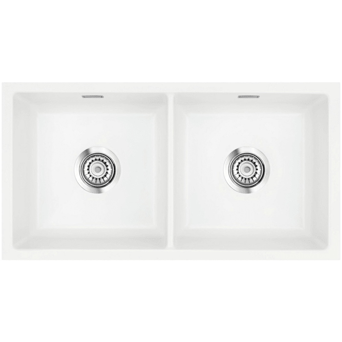 Systemceram Keradomo Mera Twin U Spüle zum Unterbau mit Excenterbetätigung