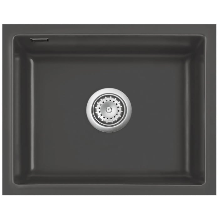 Systemceram Keradomo Mera 50 U Spüle zum Unterbau mit Excenterbetätigung