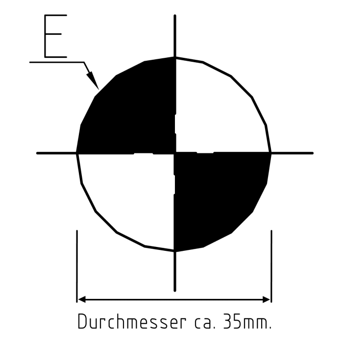Systemceram Hahnlochbohrung, Position E