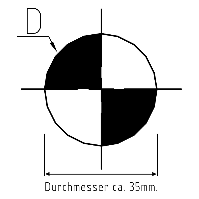 Systemceram Hahnlochbohrung, Position D