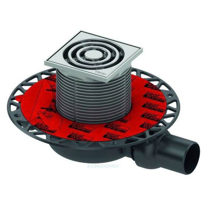 TECE TECEdrainpoint S 100 Ablaufset Superflach mit Seal Systen Uniflachflansch
