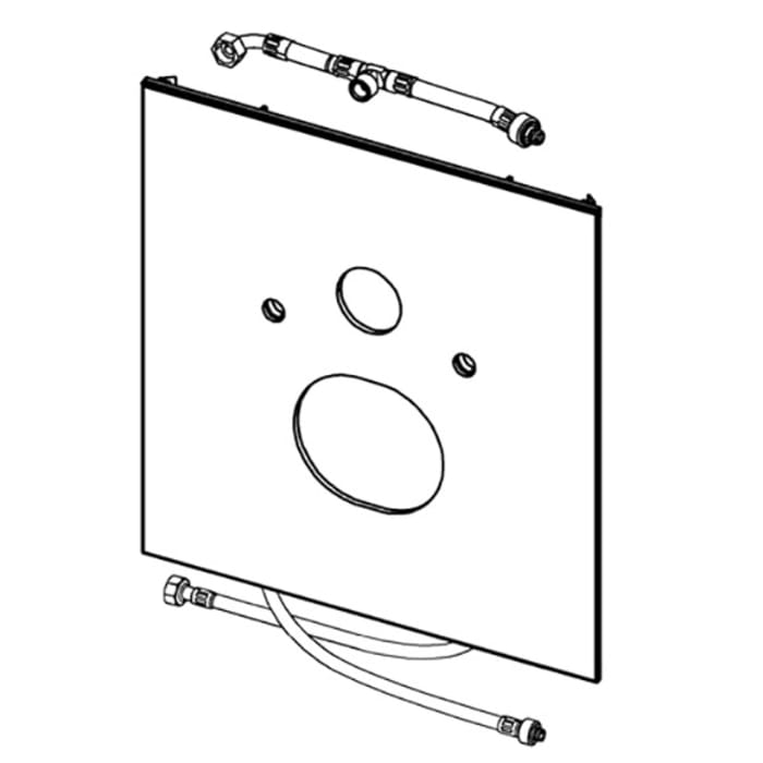 TECE TECElux WC-Glasplatte für Dusch-WC