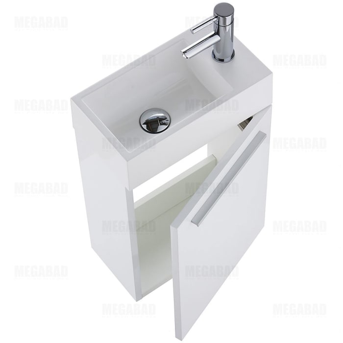 Treos Waschtischunterschrank inkl. Waschtisch 39,5 cm