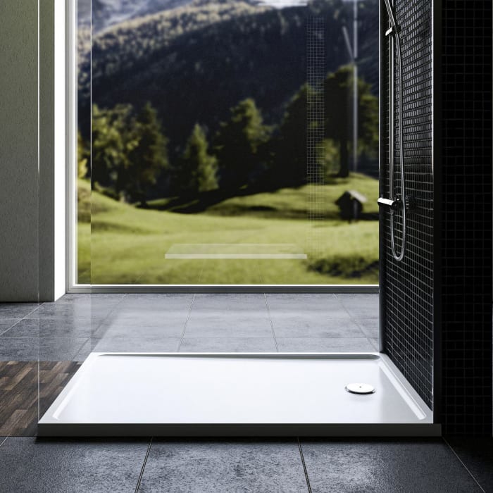 Treos Serie 780 Mineralguss Duschtasse 90 x 140 cm