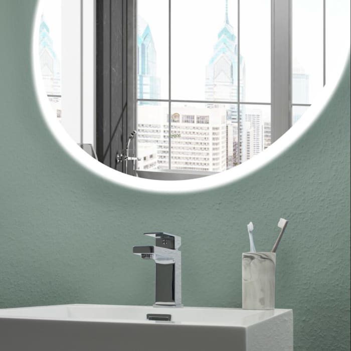 Treos Serie 605 LED Wandspiegel Ambi-Light, Ø 75 cm