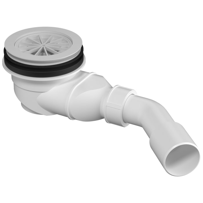 Treos Universal Ablaufgarnitur Funktionseinheit für Duschwannen mit Ablaufabdeckung