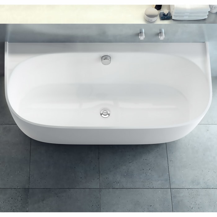 Victoria & Albert Eldon freistehende Badewanne, mit Überlauf