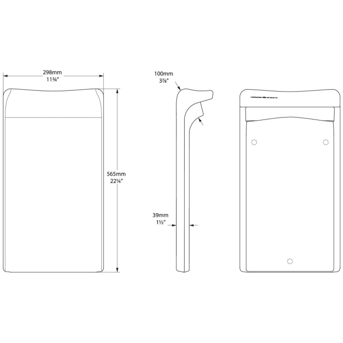 Victoria & Albert Luxury Backrest Rückenlehne