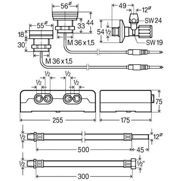 Viega Multiplex Trio E3-Armatur Mischeinheit elektronisch Modell 6146.215