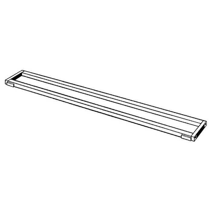 Viega Advantix-Montagerahmen für Advantix Duschrinne, Kontur eckig 100 cm