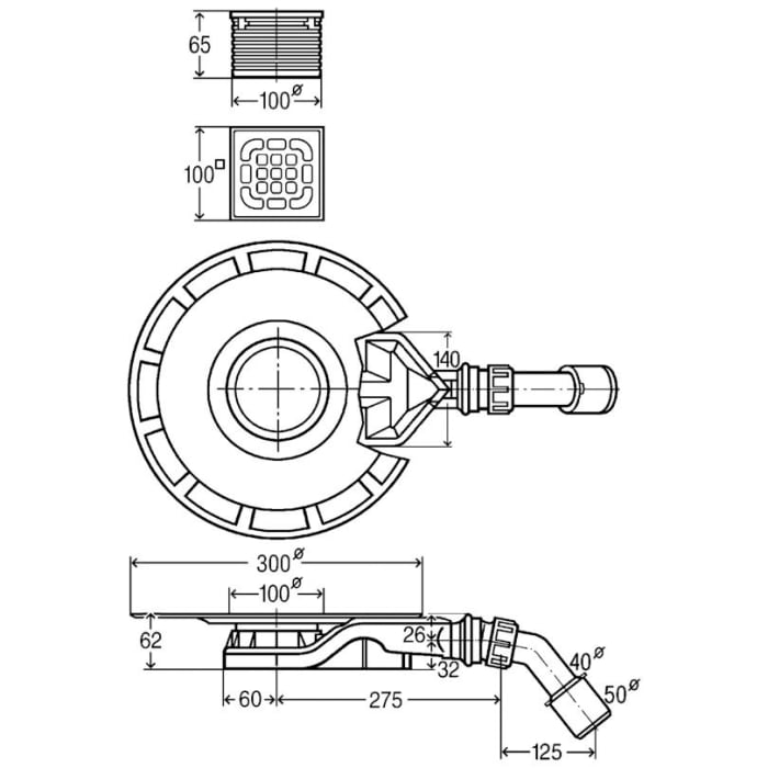 Viega Advantix-Ablaufgarnitur 6,2 cm