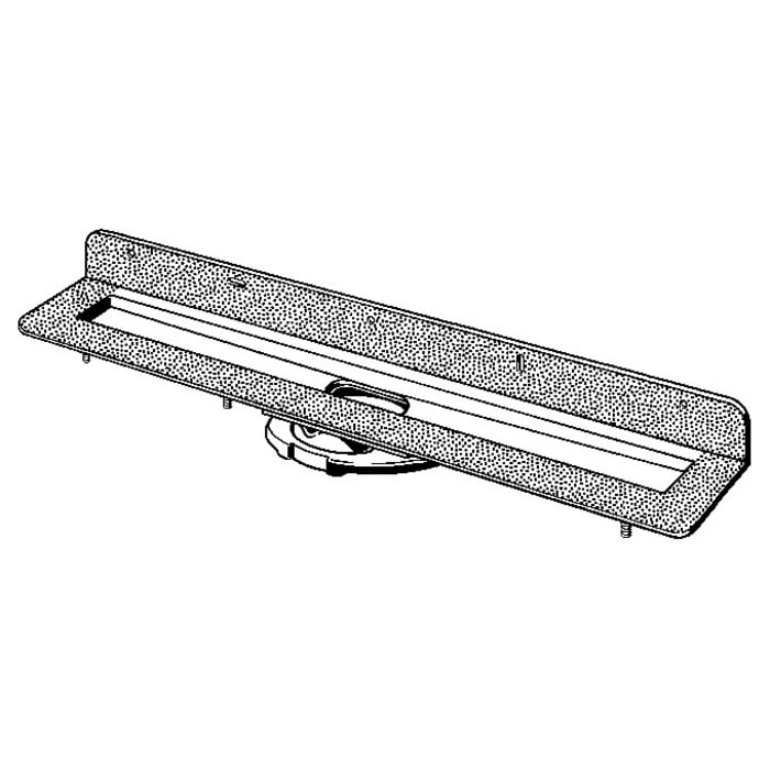 Viega X1 Advantix Grundkörper für Advantix-Duschrinne Wand 75 cm