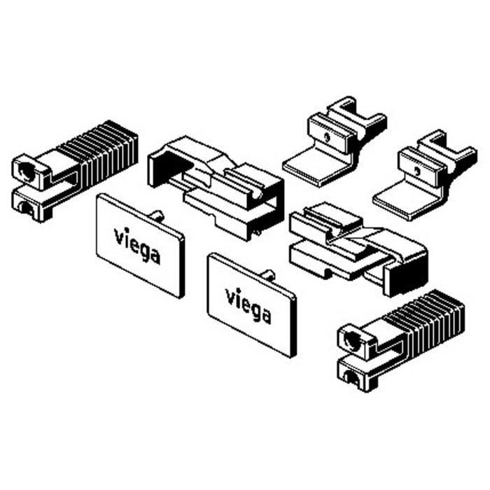 Viega Advantix Vario-Duschrinnen-Zubehörset Wand