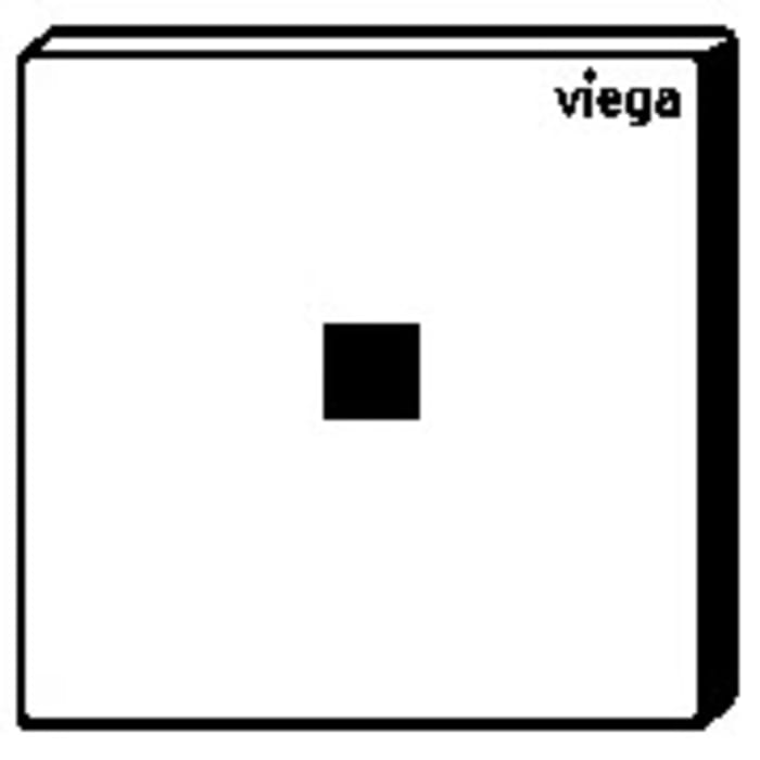 Viega Urinal-Betätigungsplatte für Prevista Visign for More 200 Infrarot-Spülauslösung, Modell 8620.2