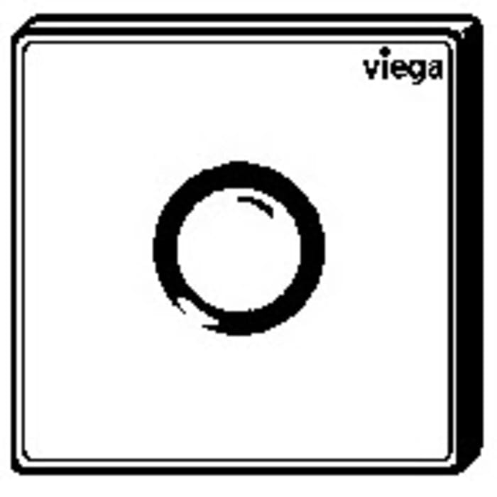 Viega Urinal-Betätigungsplatte für Prevista Visign for Public 12 Infrarot-Spülauslösung, Modell 8635.2