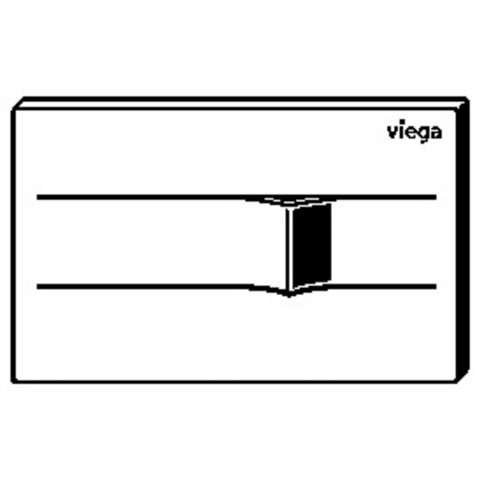 Viega WC-Betätigungsplatte für Prevista Visign for More 201 elektronisch, Modell 8621.1