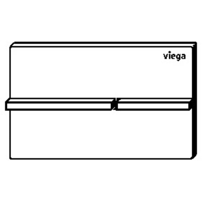 Viega WC-Betätigungsplatte für Prevista Visign for More 204 elektronisch, Modell 8624.1