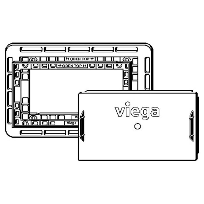 Viega WC-Einbaurahmen für Prevista fliesenbündig, Modell 8651.1