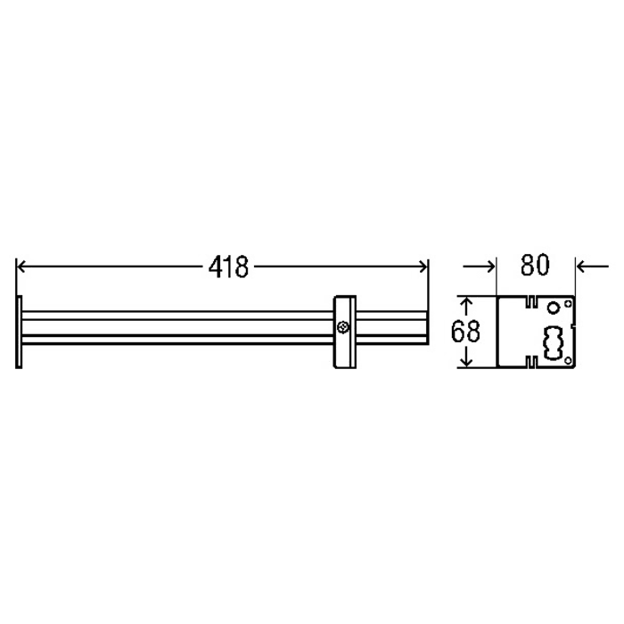 Viega Dry Plus-Armaturenträger UP-Ventil breitenverstallbar Modell 8555.32