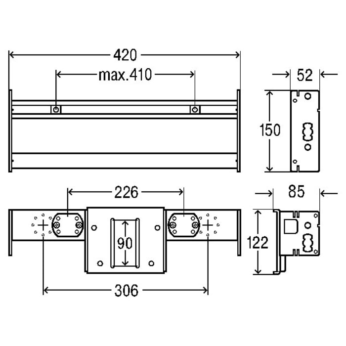 Viega Prevista Dry Plus-Waschtisch-Modul barrierefrei Modell 8545.31