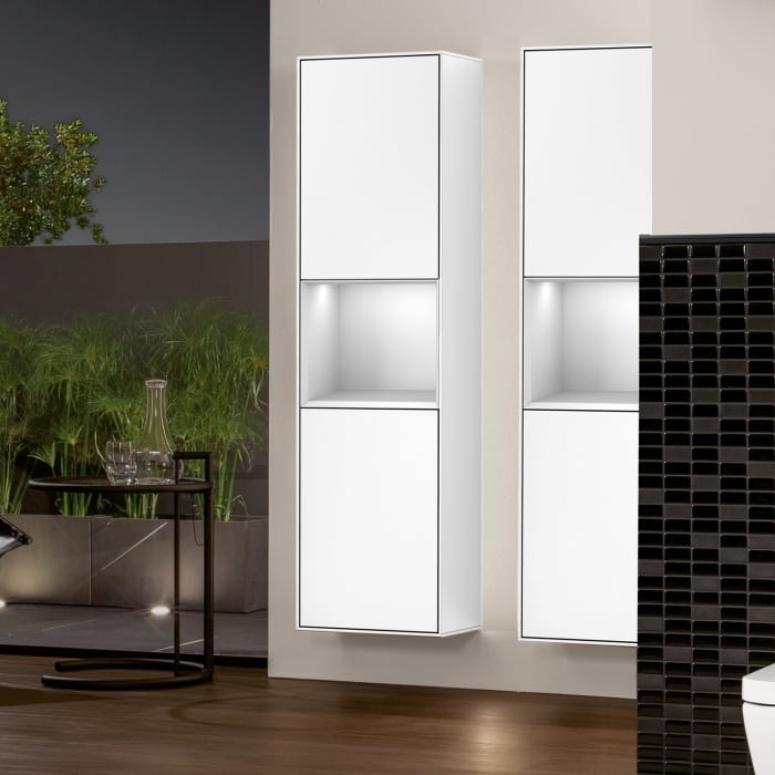 Villeroy & Boch Finion Hochschrank 151,6 cm mit Regalelement, Anschlag rechts