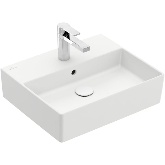 Villeroy & Boch Memento 2.0 Waschtisch 50 cm mit 1 Hahnloch, mit Überlauf