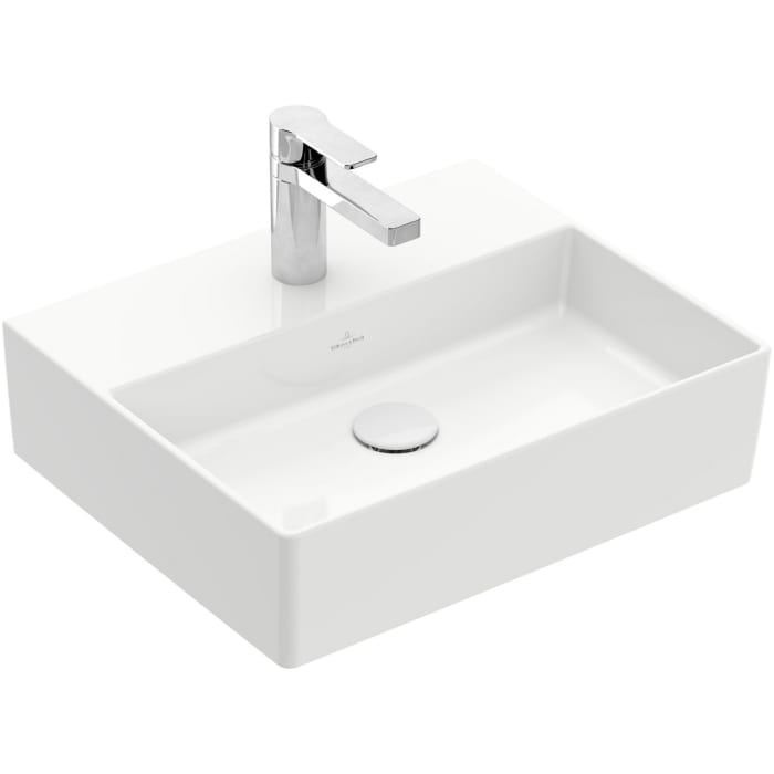 Villeroy & Boch Memento 2.0 Waschtisch 50 cm mit 1 Hahnloch, ohne Überlauf