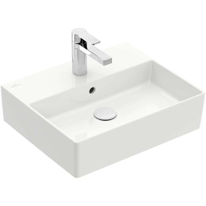 Villeroy & Boch Memento 2.0 Waschtisch 50 cm mit 1 Hahnloch, mit Überlauf