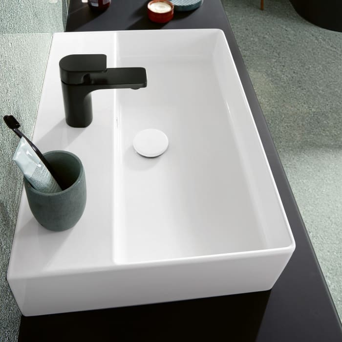 Villeroy & Boch Memento 2.0 Waschtisch 50 cm mit 1 Hahnloch, mit Überlauf