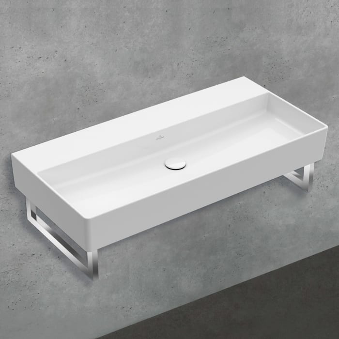 Villeroy & Boch Memento 2.0 Waschtisch 100 cm ohne Hahnloch, ohne Überlauf