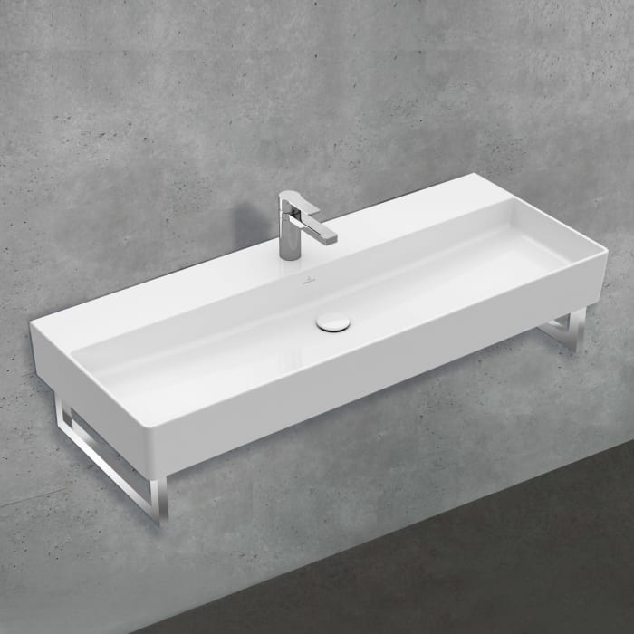 Villeroy & Boch Memento 2.0 Waschtisch 120 cm mit 1 Hahnloch, ohne Überlauf