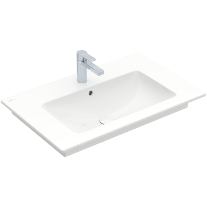 Villeroy & Boch Venticello Waschtisch-Kombination 80 cm mit 2 Auszügen, 1 Hahnloch und 1 Überlauf