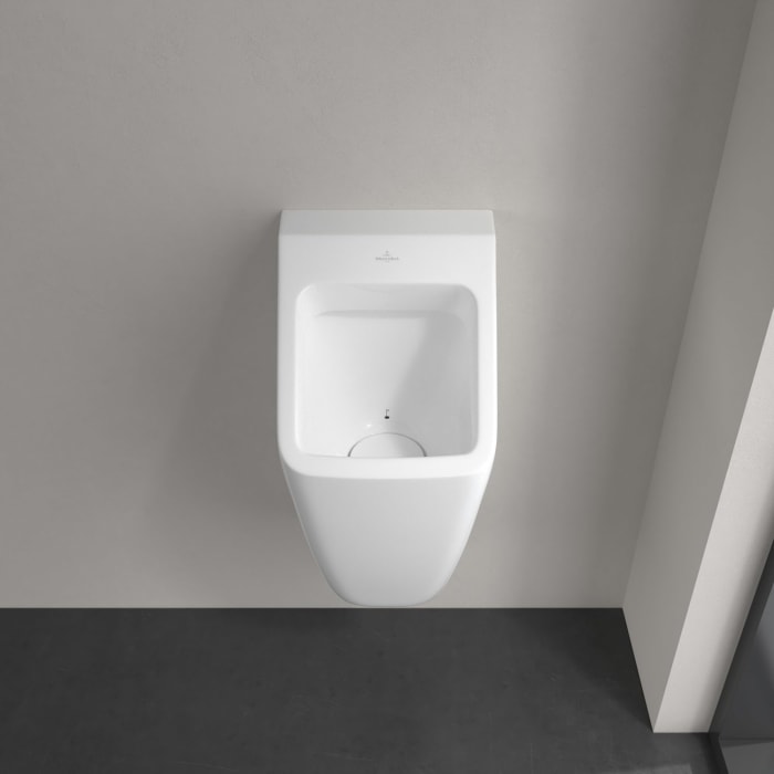 Villeroy & Boch Architectura Absaug-Urinal, mit Zielobjekt, Zulauf verdeckt