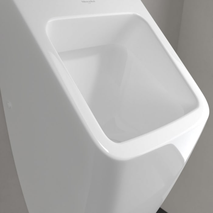 Villeroy & Boch Architectura Absaug-Urinal, mit Zielobjekt, Zulauf verdeckt
