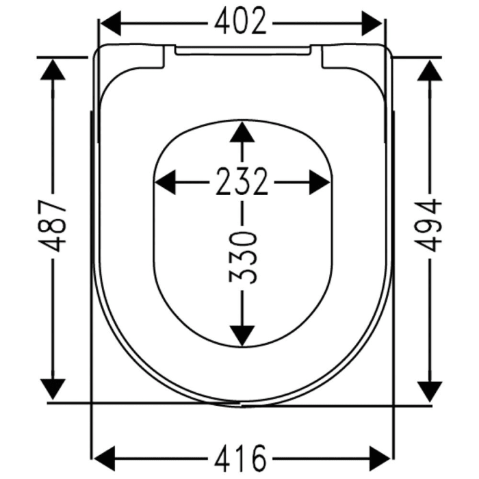Villeroy & Boch Architectura WC-Sitz mit Soft Closing