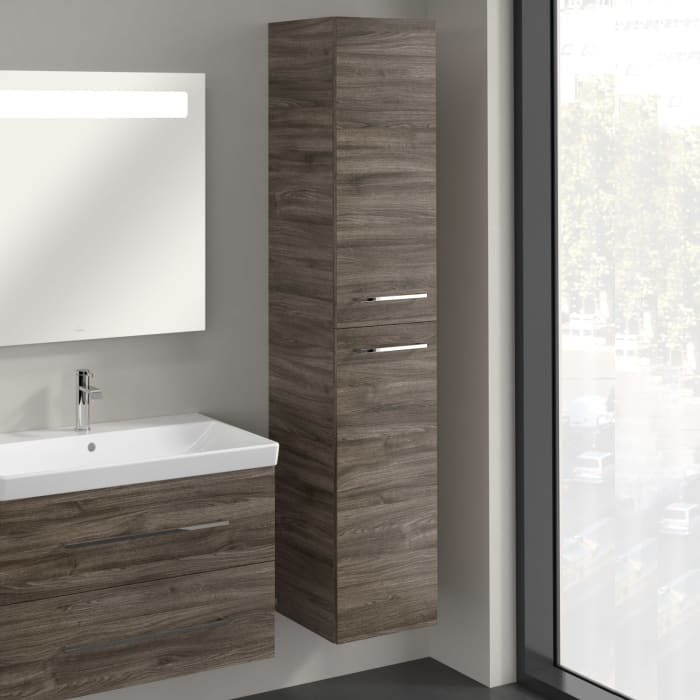 Villeroy & Boch Avento Hochschrank 34,6 x 176 cm, 2 Türen Anschlag rechts