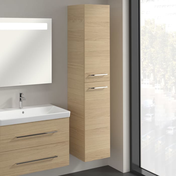 Villeroy & Boch Avento Hochschrank 34,6 x 176 cm, 2 Türen Anschlag rechts