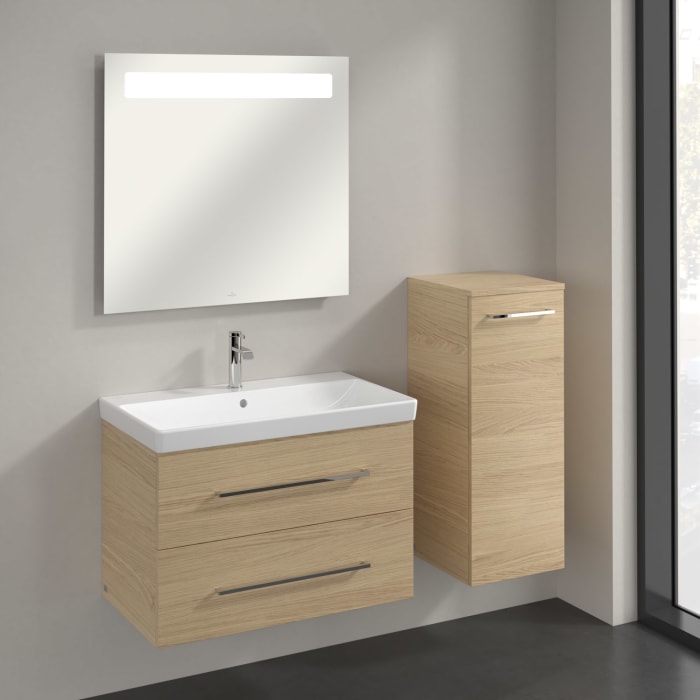Villeroy & Boch Avento Seitenschrank 34,7 x 88,8 cm, 1 Tür Anschlag rechts