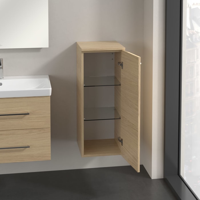 Villeroy & Boch Avento Seitenschrank 34,7 x 88,8 cm, 1 Tür Anschlag rechts