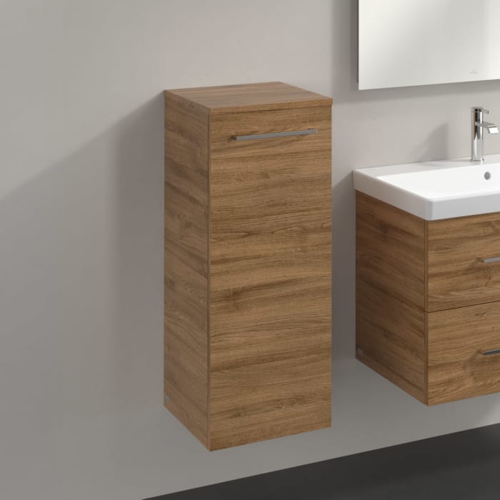 Villeroy & Boch Avento Seitenschrank 34,7 x 88,8 cm, 1 Tür Anschlag links