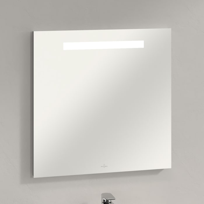 Villeroy & Boch More To See One LED Badezimmerspiegel in 60 x 60 cm mit integrierter Beleuchtung
