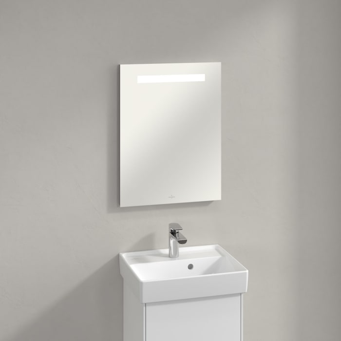 Villeroy & Boch Badspiegel More To See One LED Spiegel 45 x 60 cm mit moderner Beleuchtung
