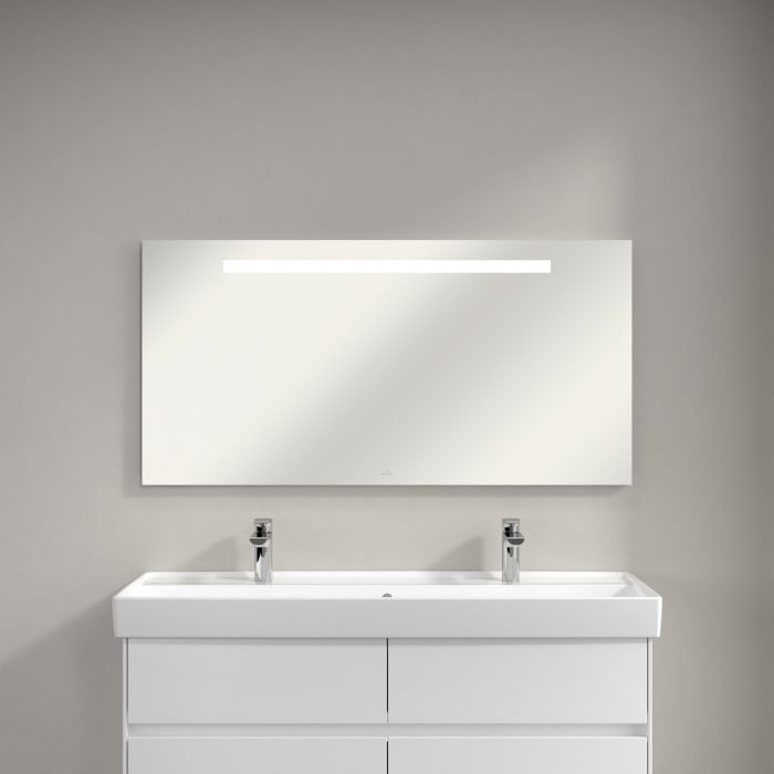 Villeroy & Boch Badspiegel More To See One mit LED-Beleuchtung in den Maßen 120 x 60 cm