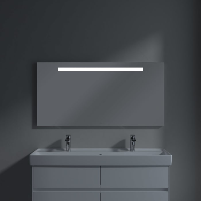 Villeroy & Boch Badspiegel More To See One mit LED-Beleuchtung in den Maßen 120 x 60 cm
