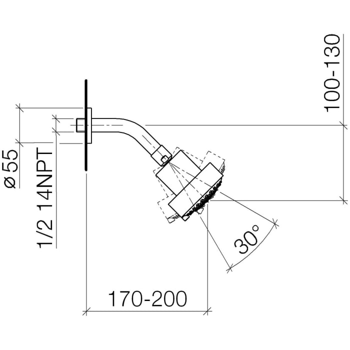 Dornbracht Kopfbrause - SERIENSPEZIFISCH