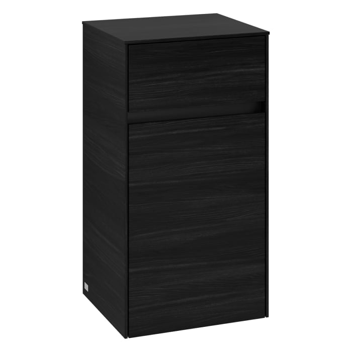 Villeroy & Boch Collaro Seitenschrank 40,4 x 74,8 cm mit 1 Auszug und 1 Tür, Anschlag rechts