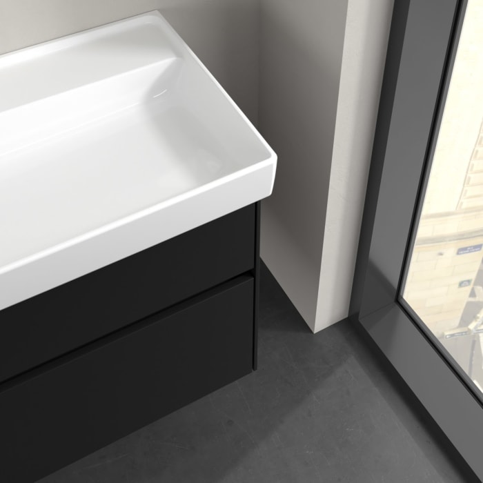 Villeroy & Boch Collaro Hochschrank 40,4 x 153,8 cm mit 2 Türen, Anschlag links