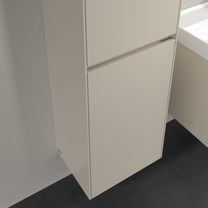 Villeroy & Boch Collaro Hochschrank 45,4 x 153,8 cm mit 2 Türen, Anschlag links