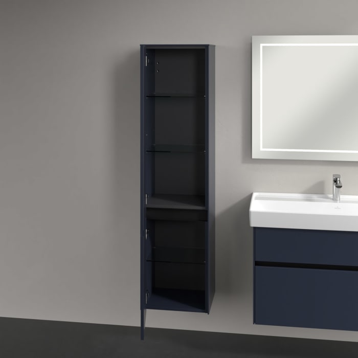 Villeroy & Boch Collaro Hochschrank 40,4 x 153,8 cm mit 2 Türen, Anschlag links