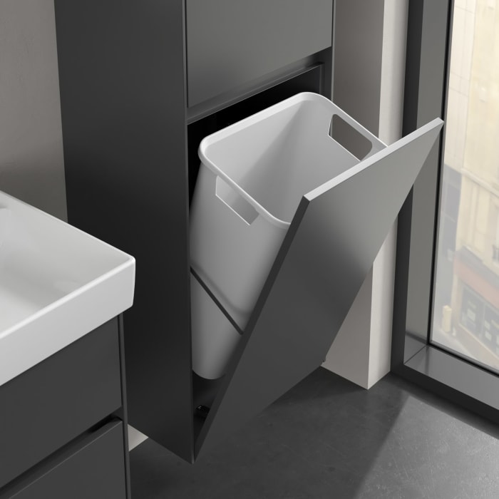 Villeroy & Boch Collaro Hochschrank 45,4 x 153,8 cm mit 2 Türen, Anschlag rechts